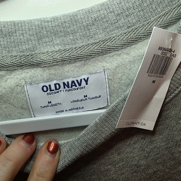 Set of 2 BNWT Womens Old Navy "So Comfy" Tunic Crew Neck Sweaters Size Medium - Picture 5 of 5